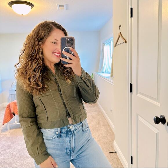 NWT Tuckernuck Burning Torch Green Army Jacket XS
